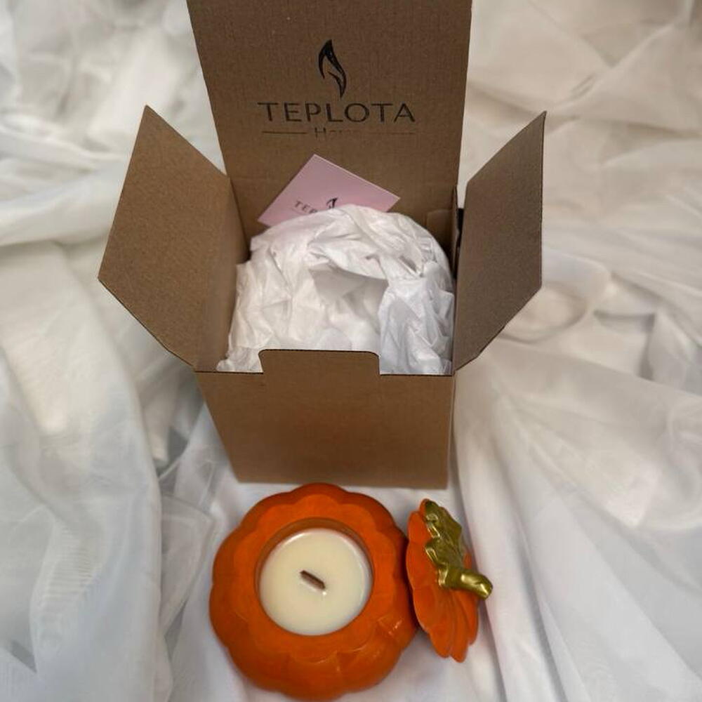 Аромасвеча форме тыквы 🎃