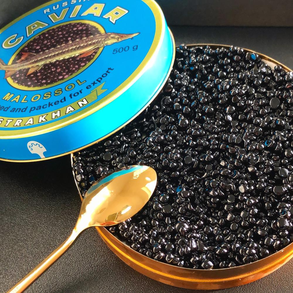 Десерт черная икра *Осетр не пострадал