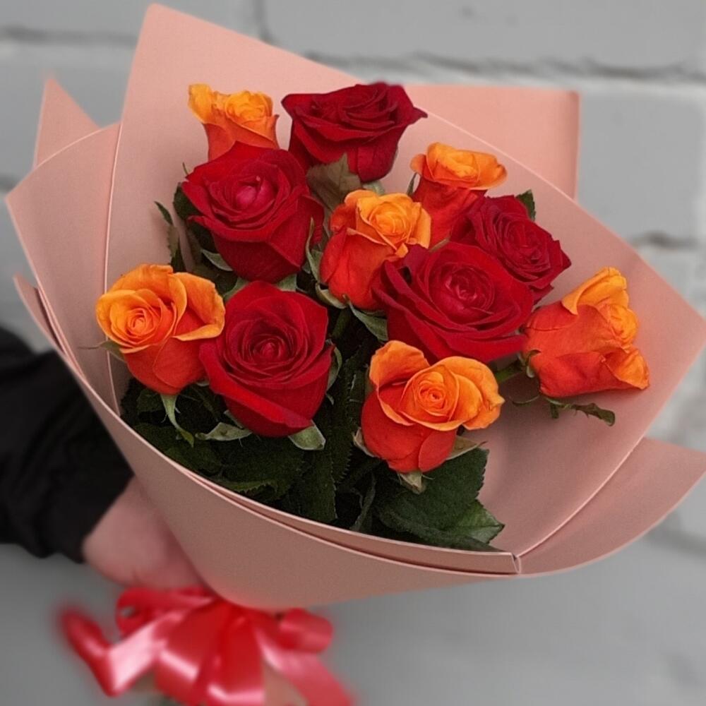 Букет из 11 роз 🌹🔥