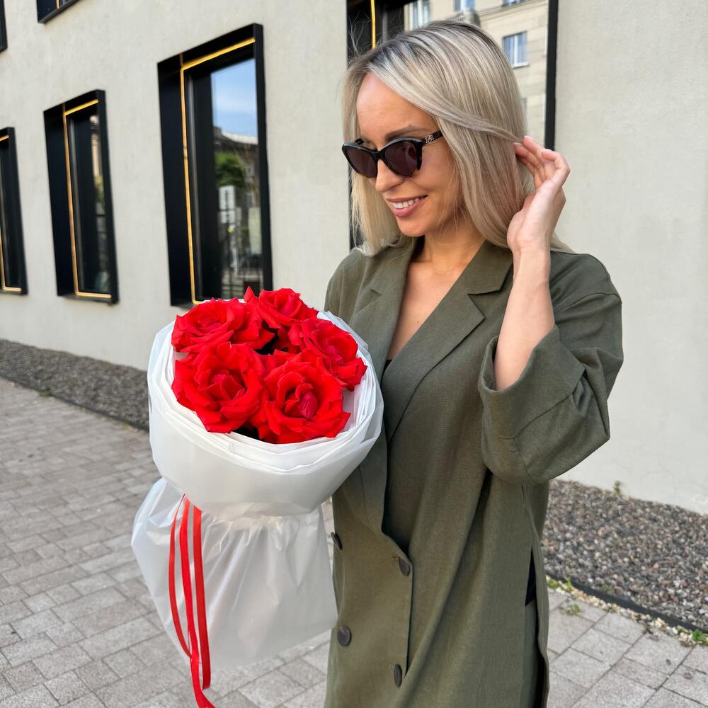Букет из французских роз Эквадор Nina