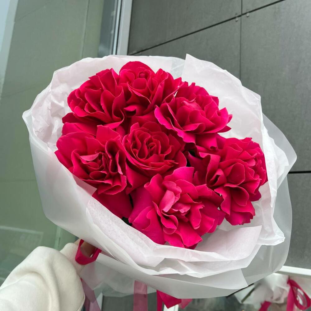Букет французских роз, 7 шт