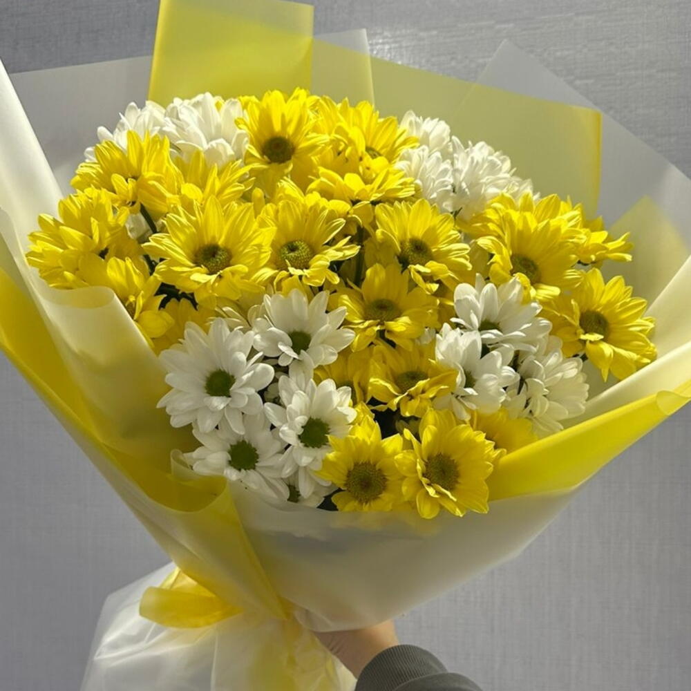 Букет из хризантем 💛