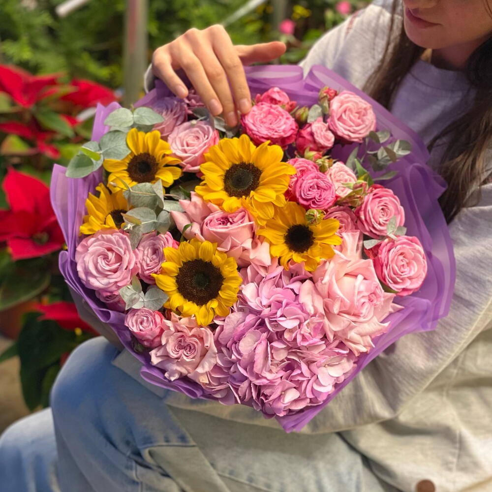 Букет фиолетовая 💜
