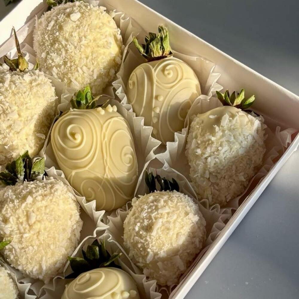 Strawberries White chocolate