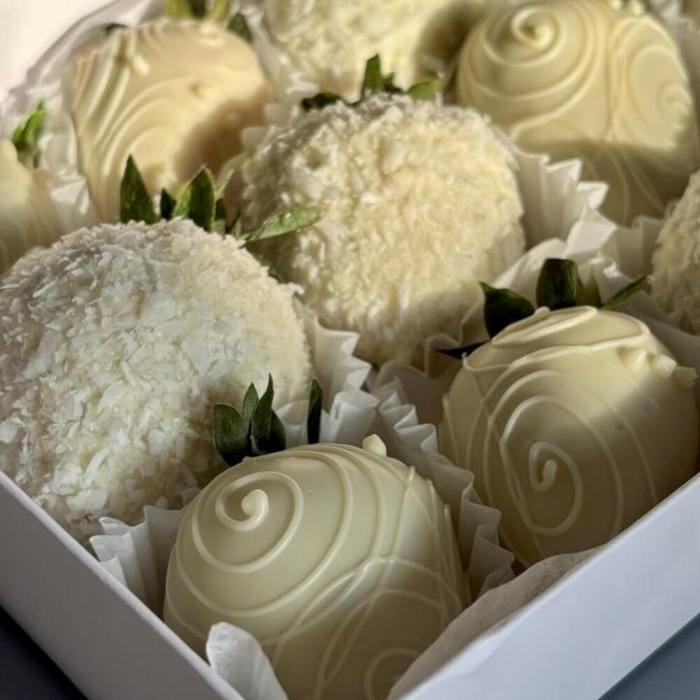 Strawberries White chocolate