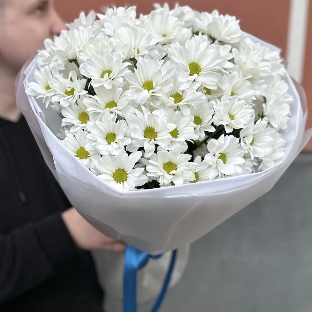 ~ 101 белая ромашка (9 веточек)