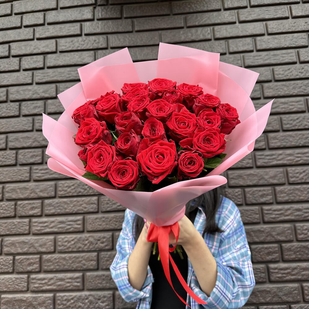Букет из 59 роз 🌹