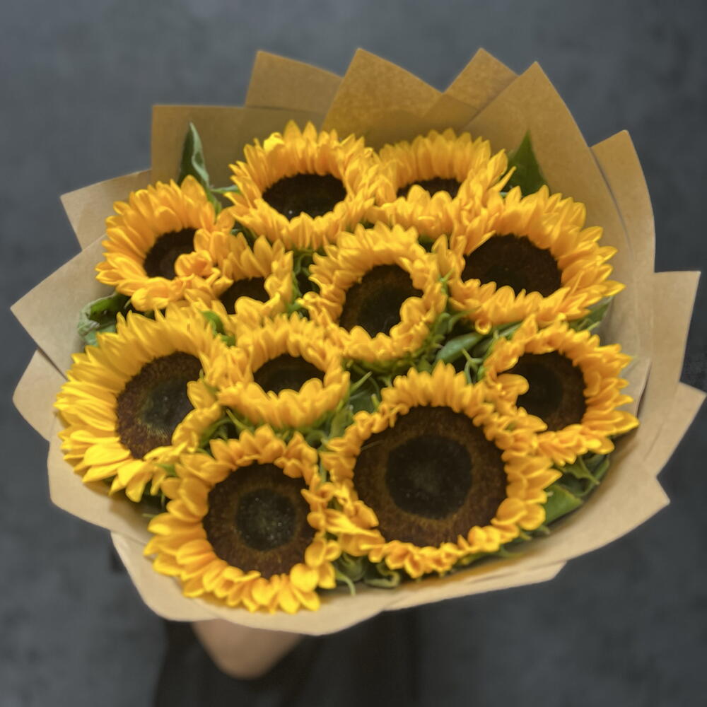 Букет из подсолнух🌻