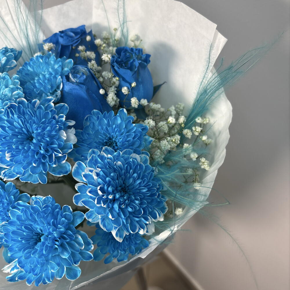 букет с хризантемами🌸