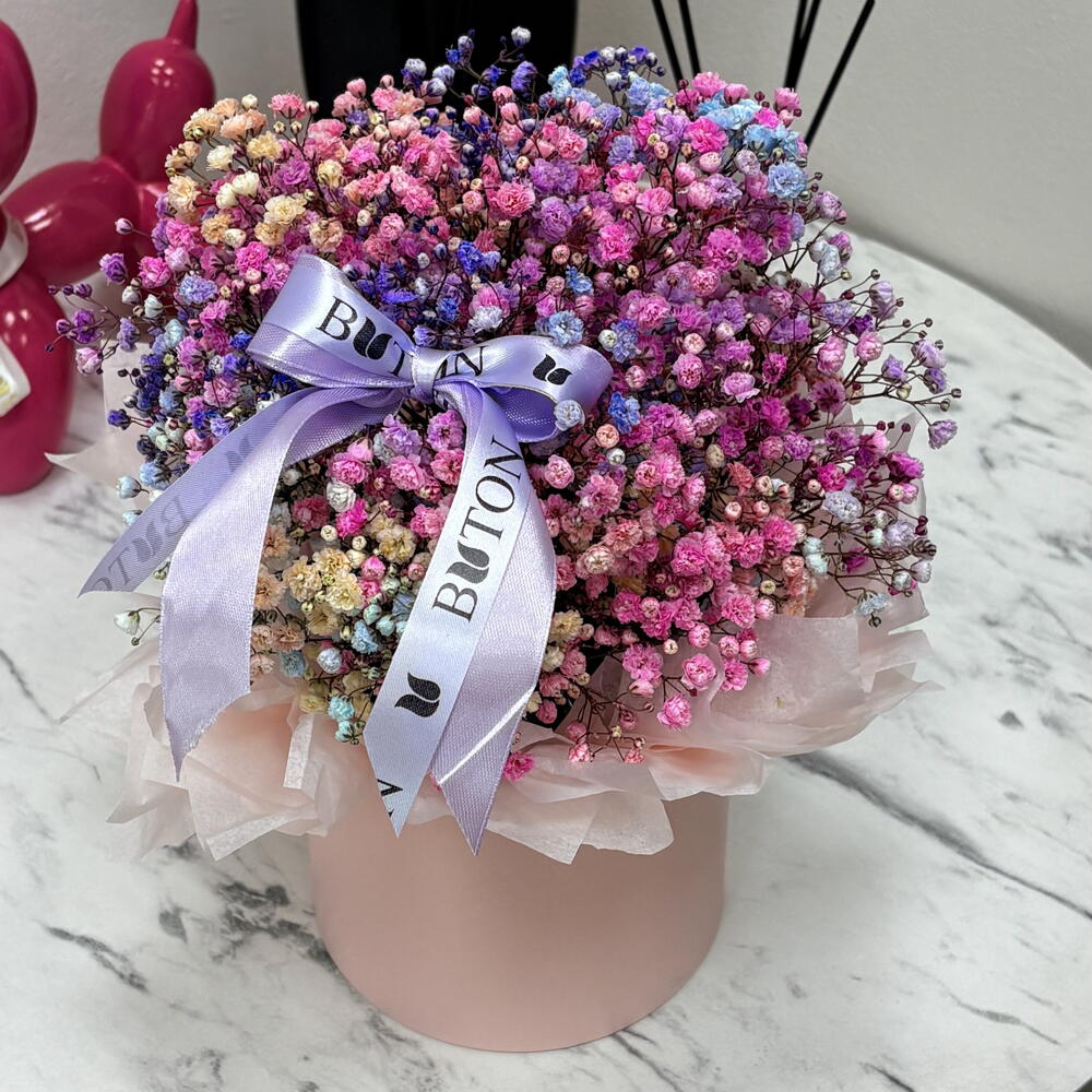 Яркая композиция гипсофила 💐🦄