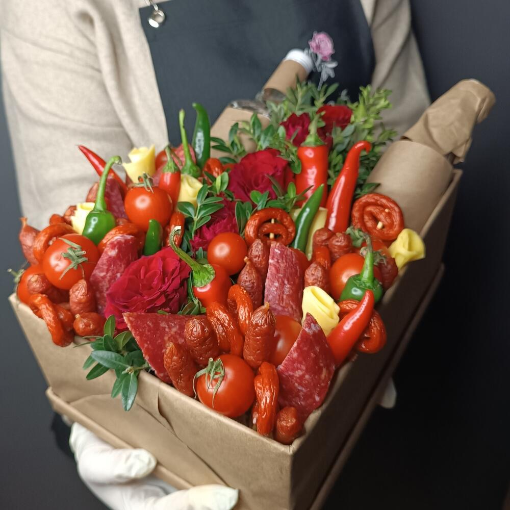 Съедобный Мужской букет "Пряная закуска"