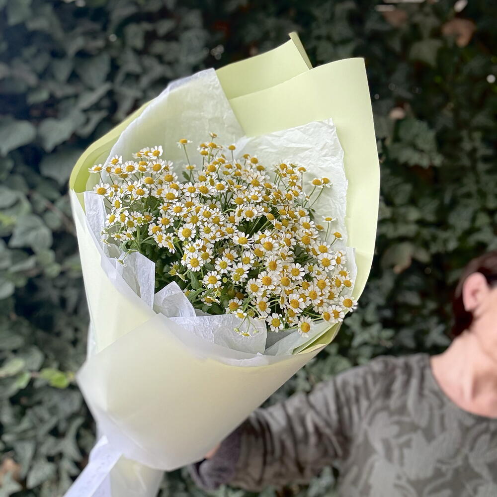 Букет ароматных маленьких ромашек 💛