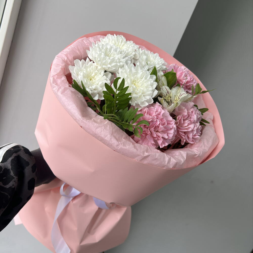 Букет комплимент в розовом