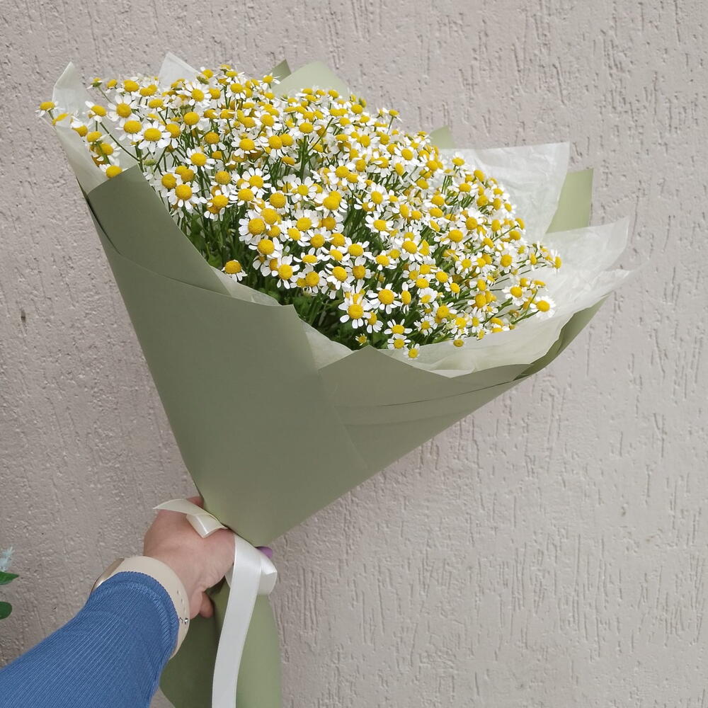 Букет с ромашками