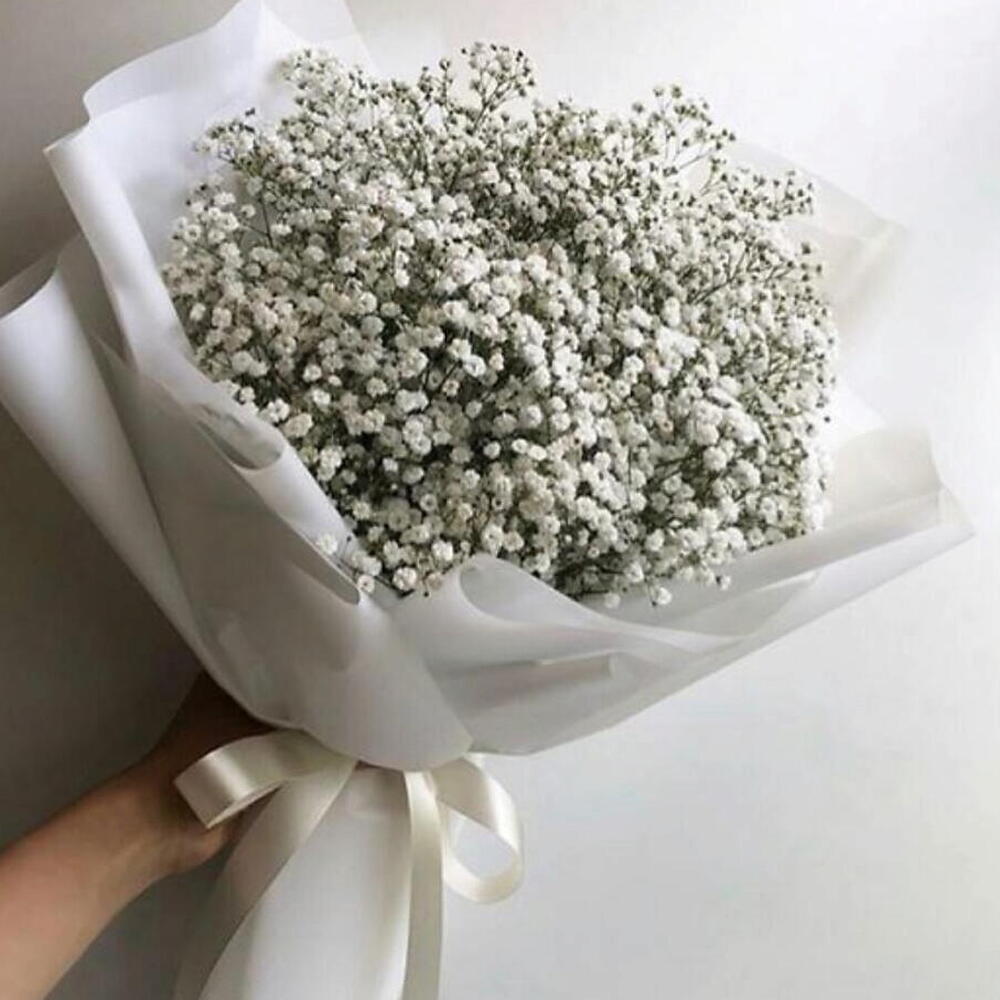Букет из белой гипсофилы🤍