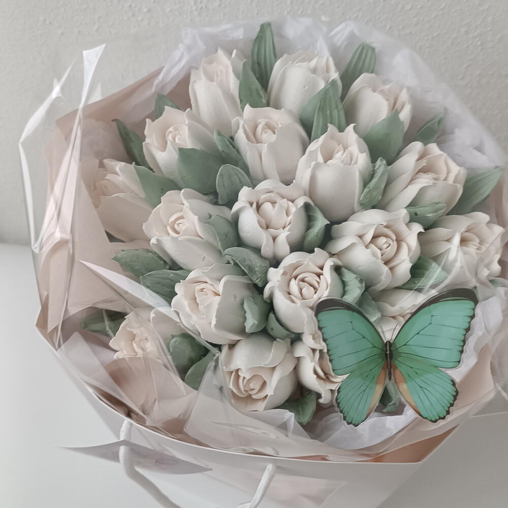 Зефирный букет «Magic White»