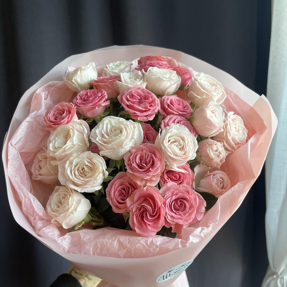 Микс кустовых роз