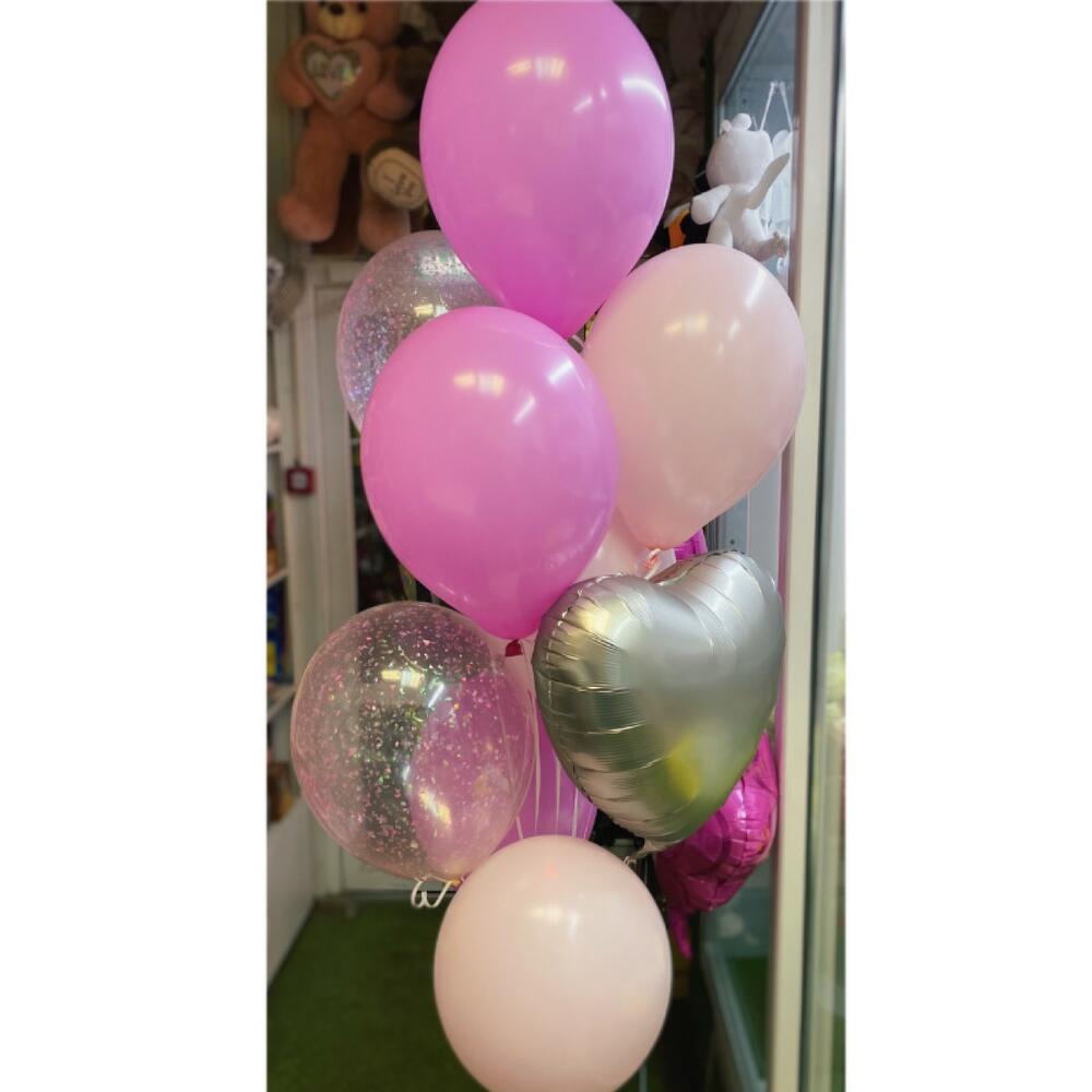 Сет шаров розовый 💕, Flowers Pavlovsky Posad, Pavlovo-Posadsky district,  Moscow oblast, Russia, buy at a price of 35.86, Balloons on Amster with  delivery | Flowwow