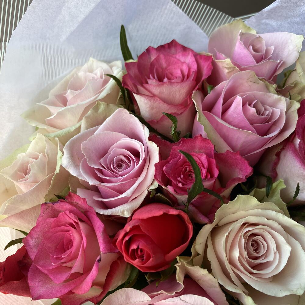 Моно 17 прекрасных розочек💕🌸🩷, Цветы и подарки в Люберцах, купить по ...