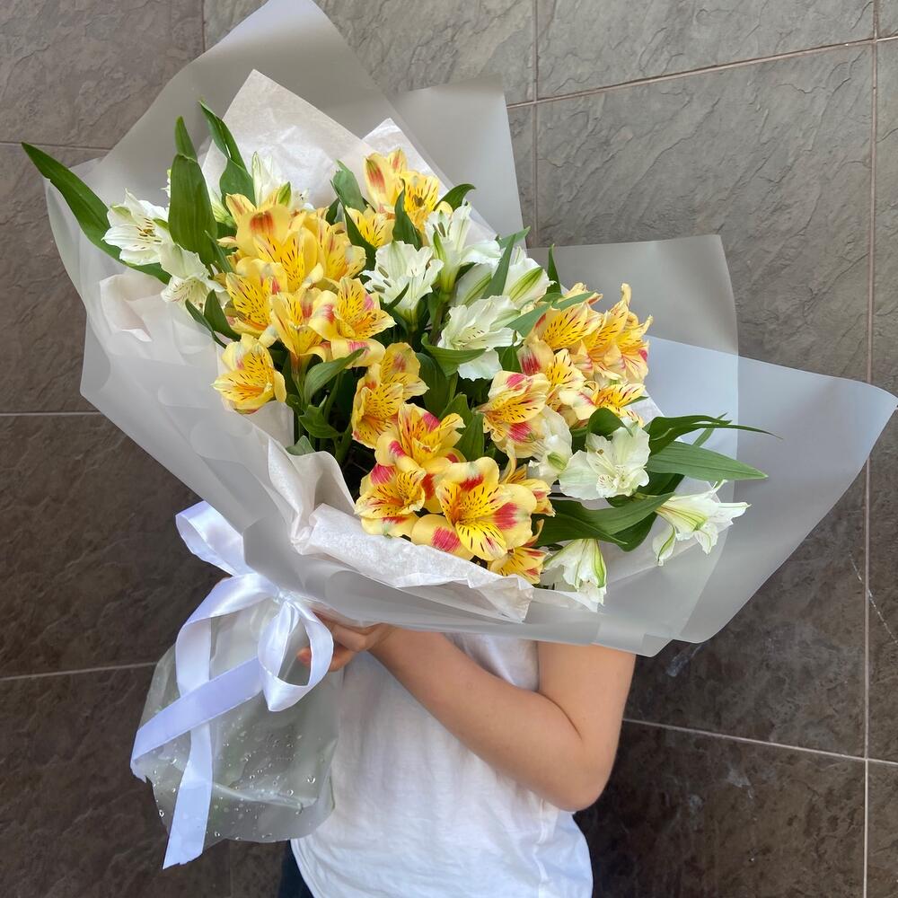 Солнечные альстромерии🤍💛