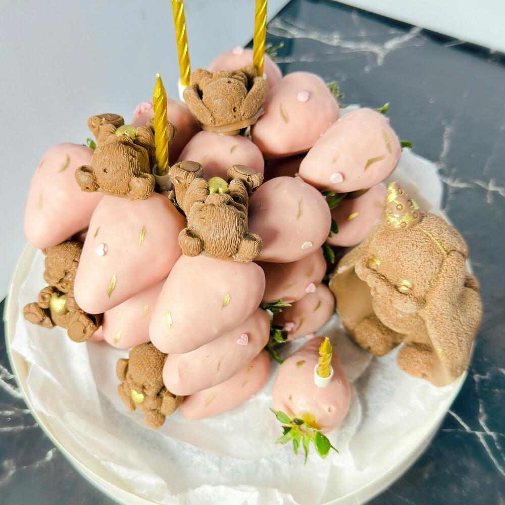 Клубника в шоколаде торт