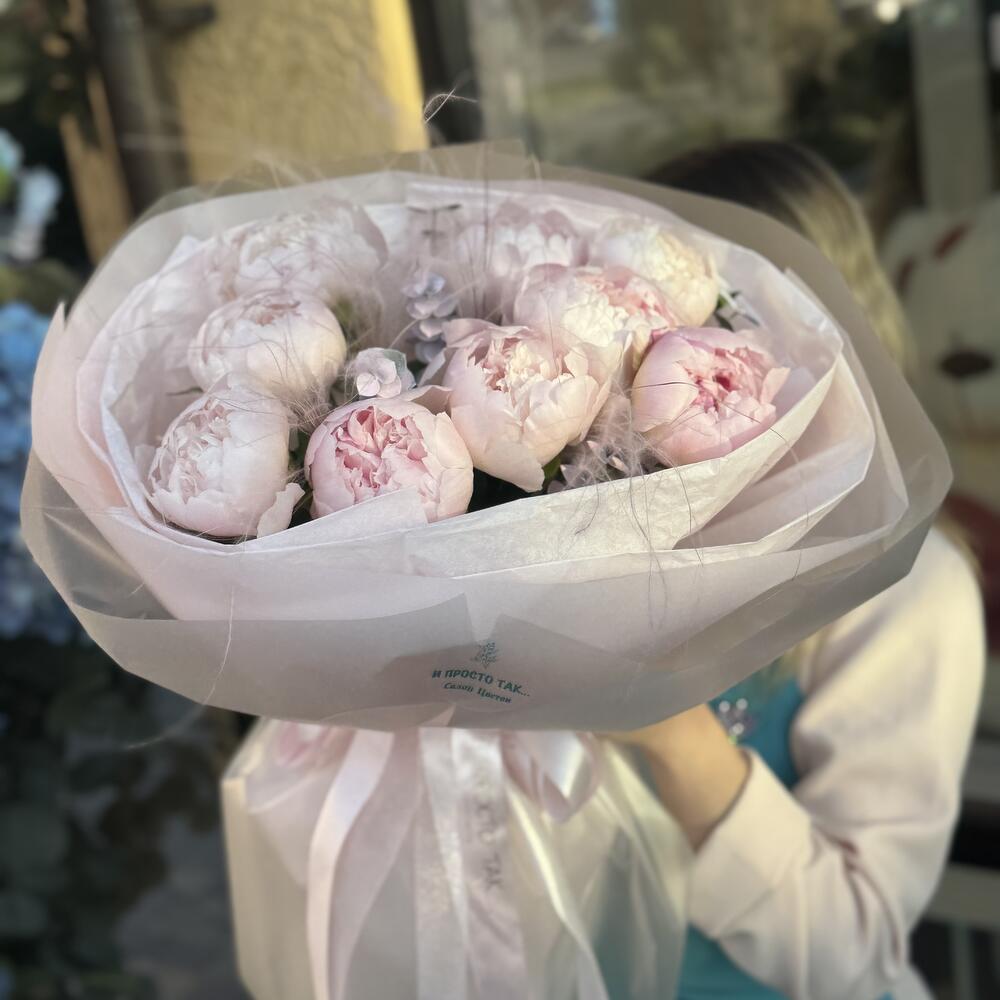 Розовые зефирки-пионы 💗