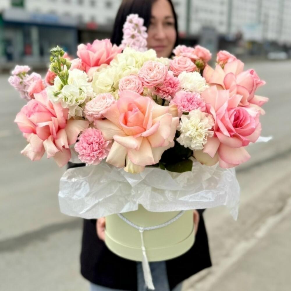 Цветы в коробке