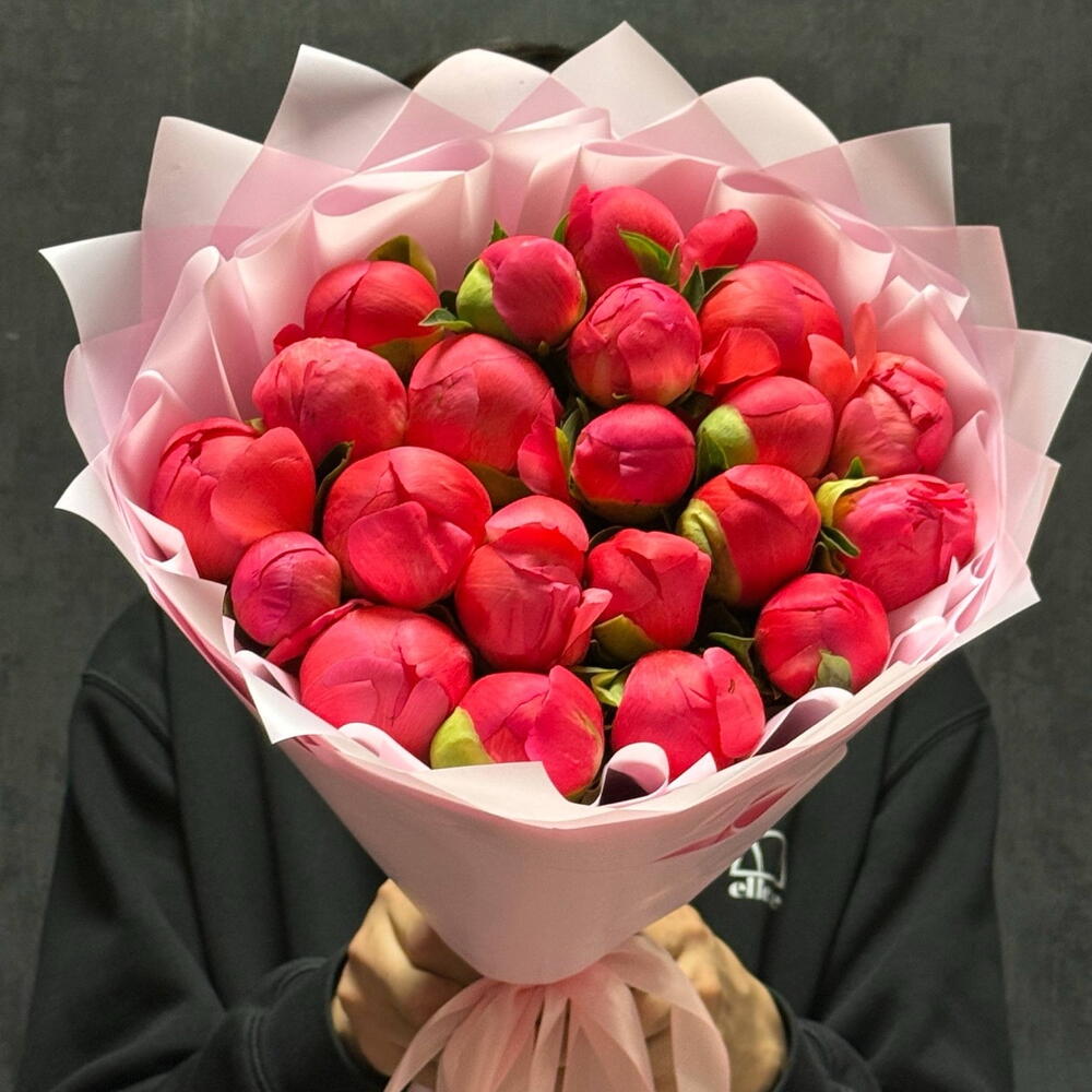 Коралловые пионы