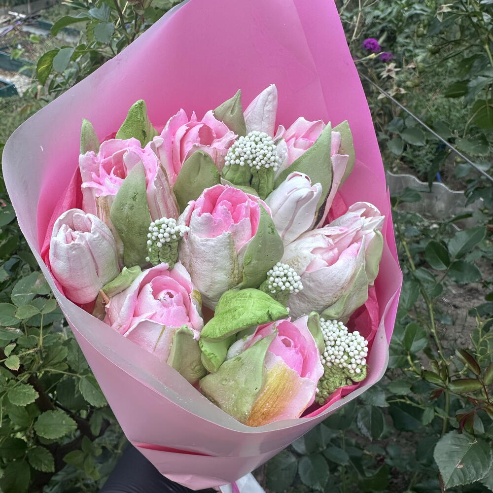 Букет из зефира