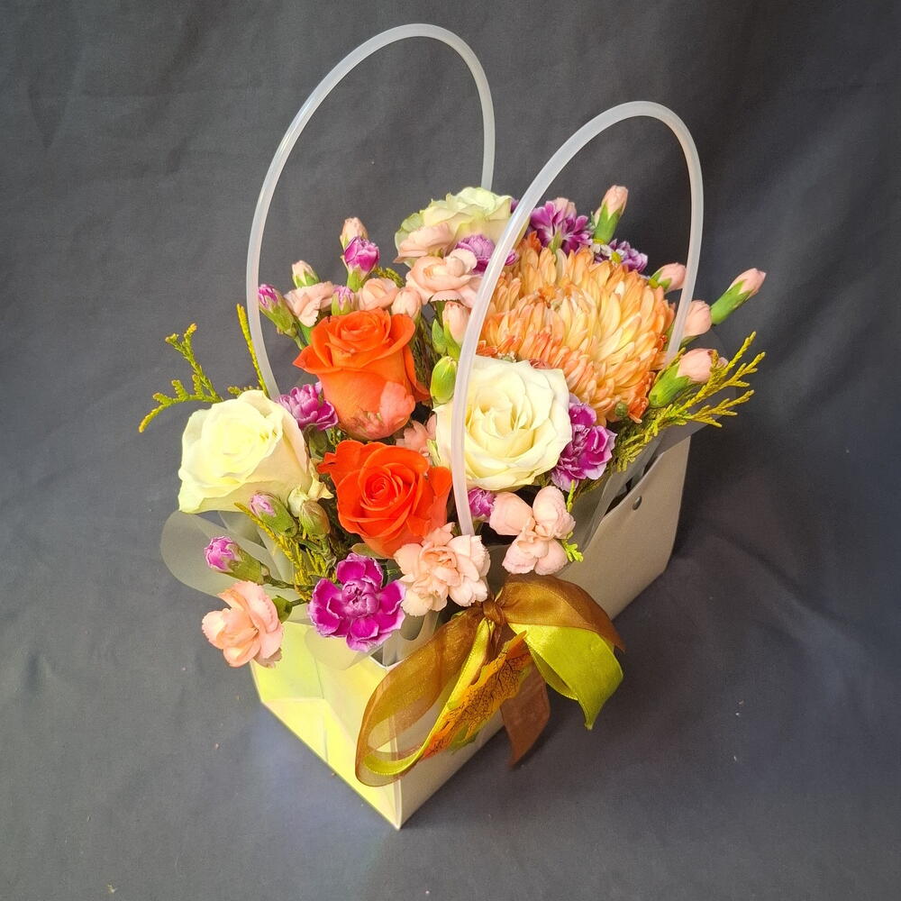 Сумка осенних цветов 💐