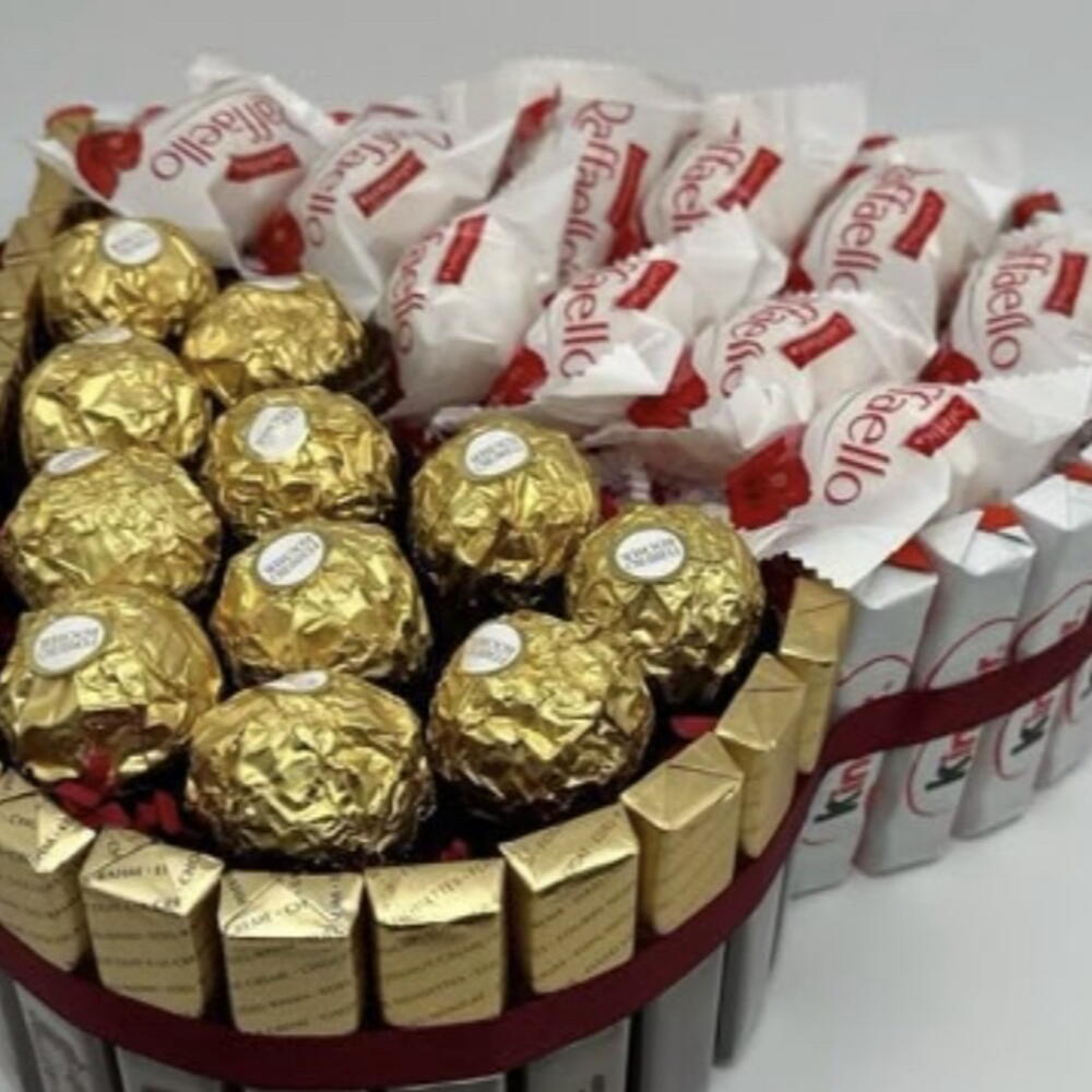 Сердце из шоколада
