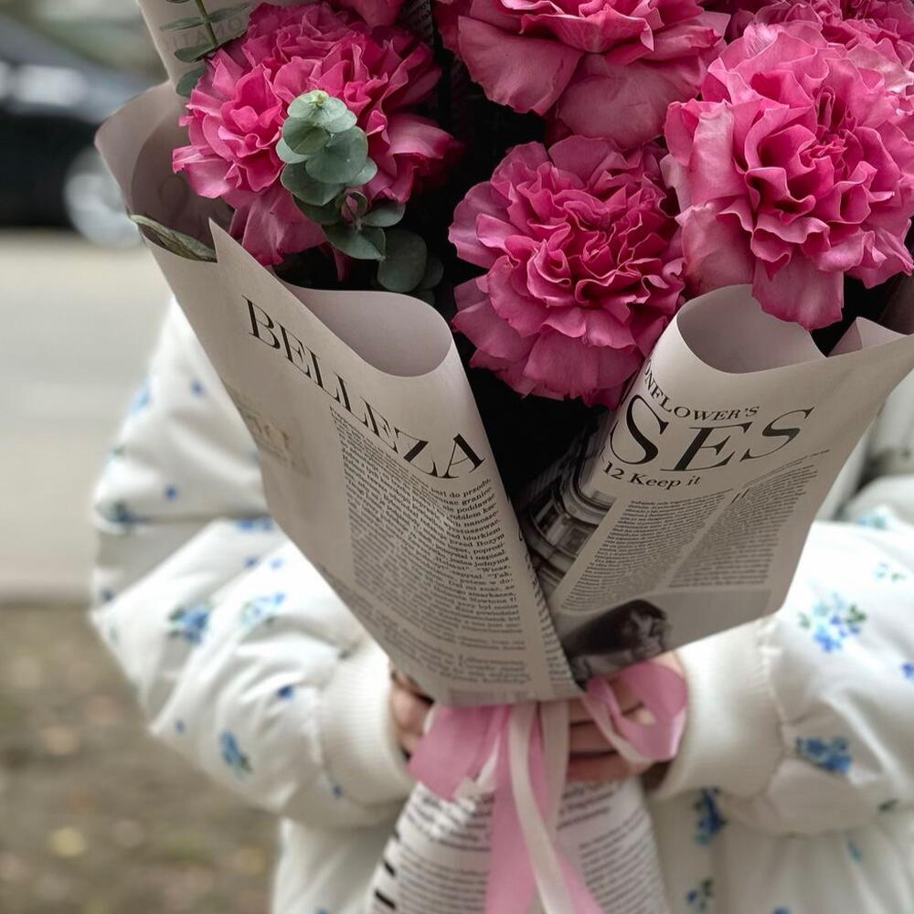 Букет «Под небом Парижа🌸: из французских роз Кантри блюз  для особенного дня» 💐