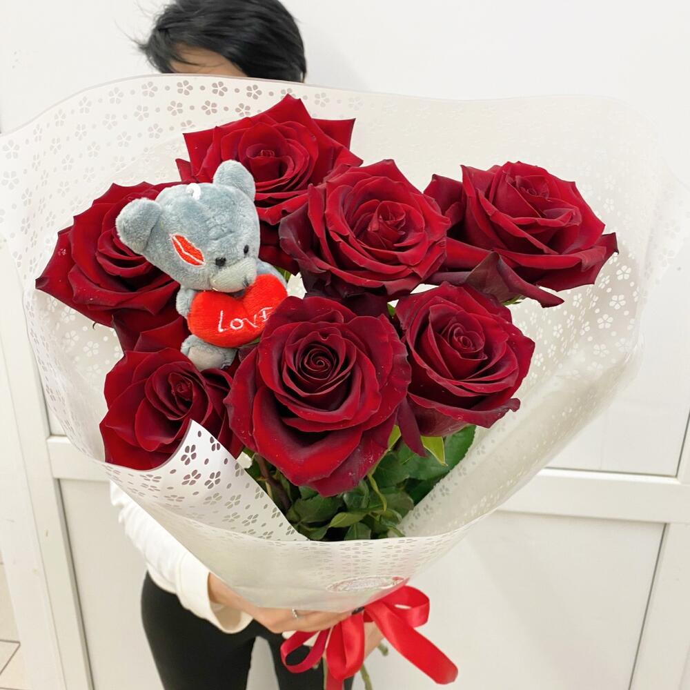 Букет красных роз, Цветы и подарки в Балашихе, купить по цене 1999 руб ...