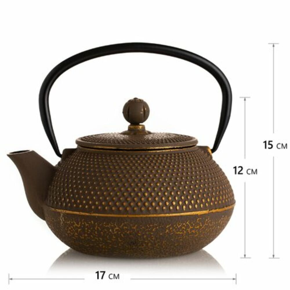 Чайник чугунный Кузнец коричневый, 850 мл, Посуда в Москве, купить по ...