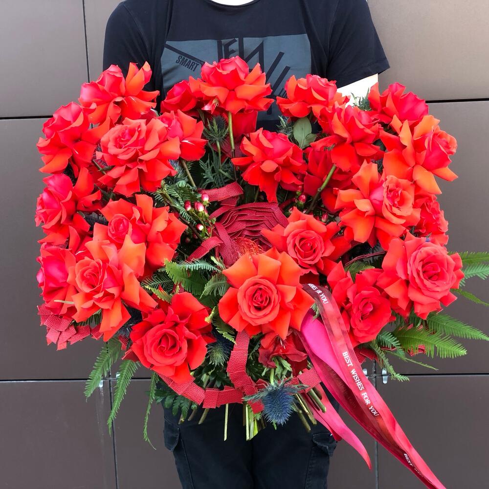 Букет на каркасе из кожи, Цветы и подарки в Санкт-Петербурге, купить по ...