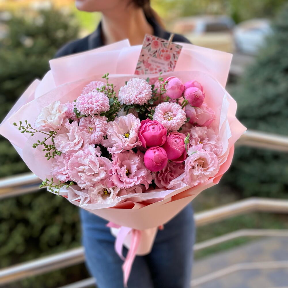 Розовый  микс