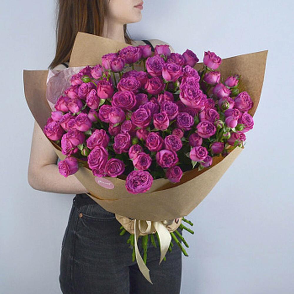 Букет из 25 кустовых пионовидных роз Classic Sensation