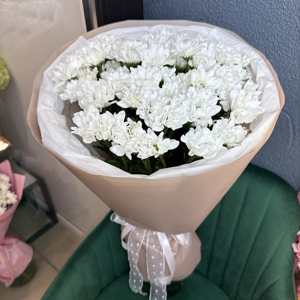 Букет с ромашками