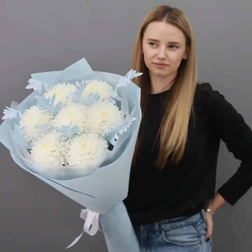 Зефир из 7 хризантем