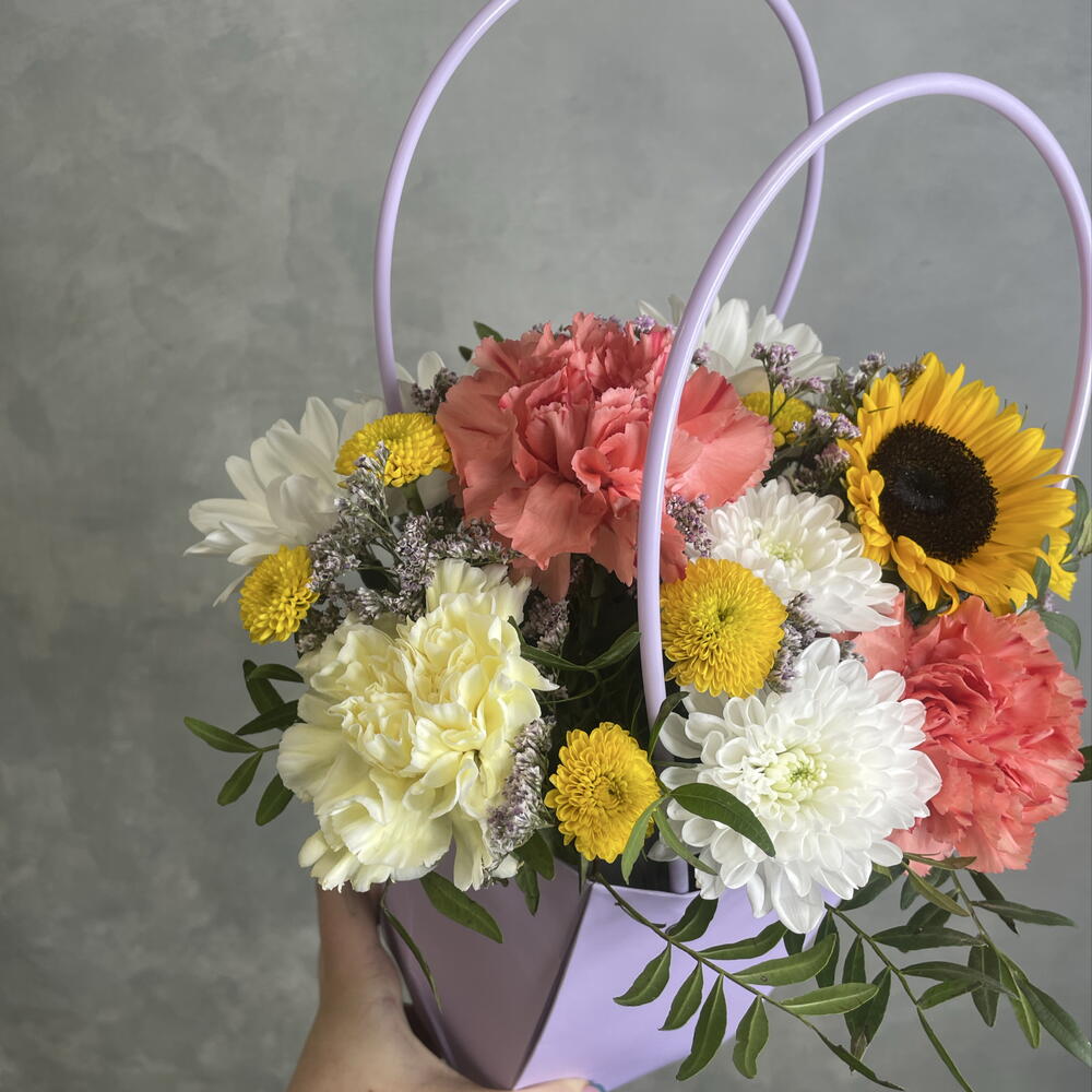 Композиция с подсолнухом