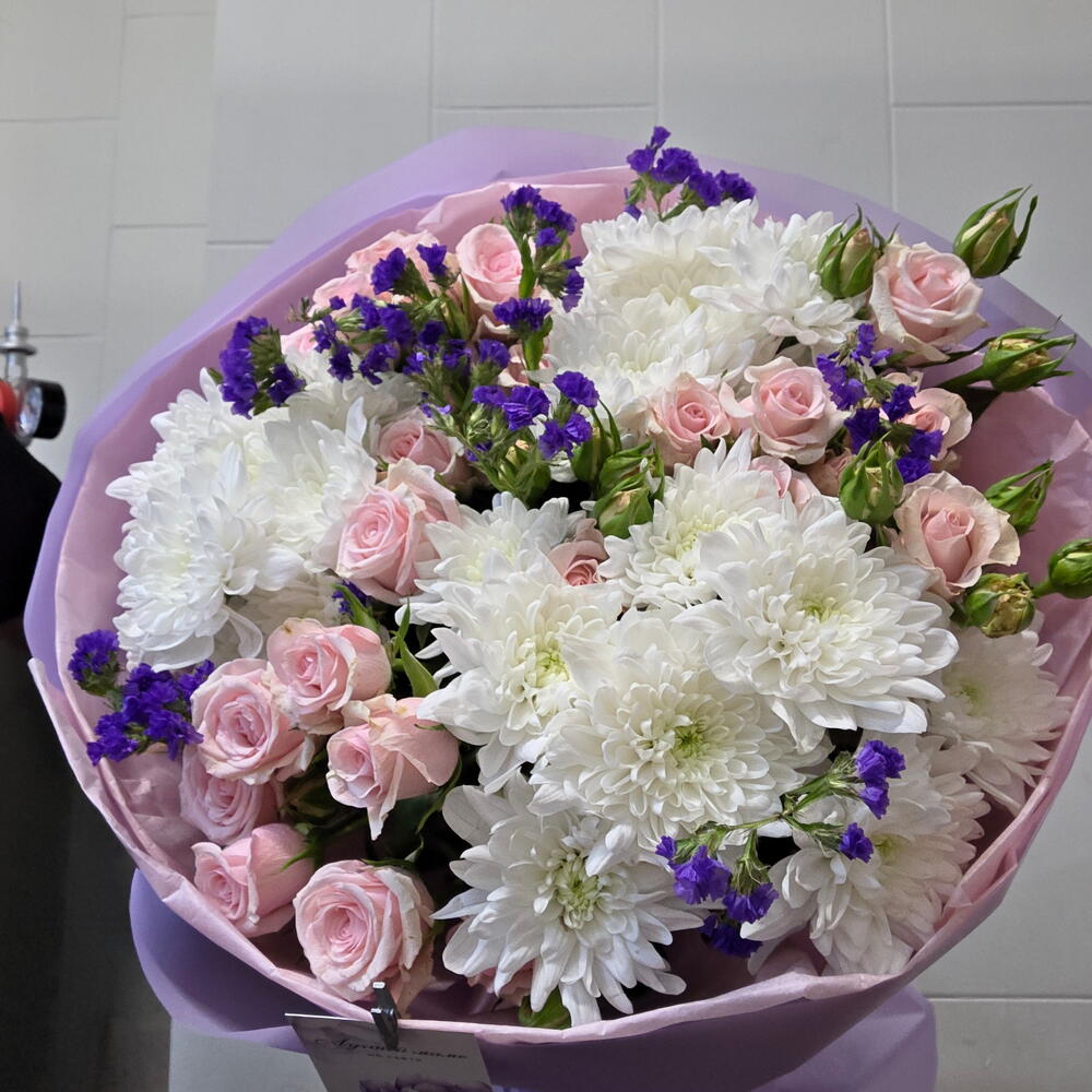 Букет с кустовой розы 🌹