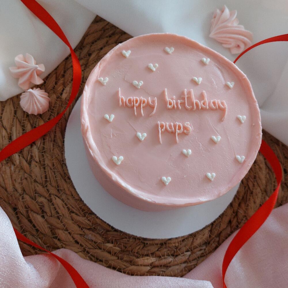 Мини-торт "Happy birthday pups"