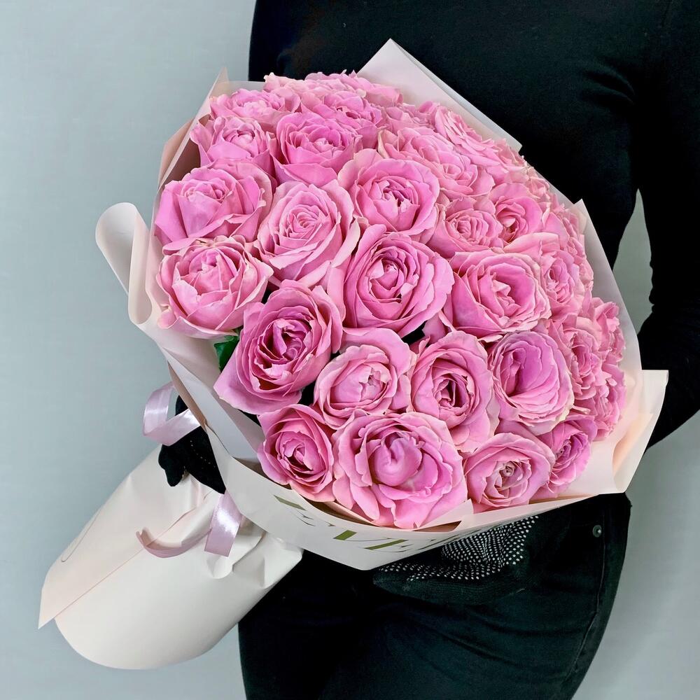 Роза Розовые розы 35 штук, Цветы в Алматы, купить по цене 34900 KZT
