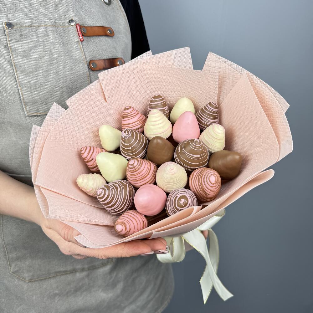 Ramo de fresas cubiertas de chocolate talla S