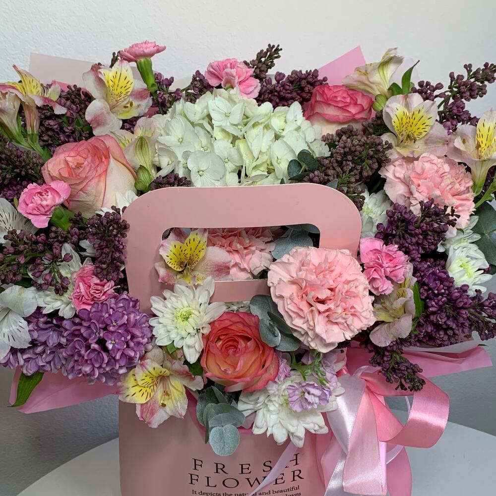 Корзина цветная🌺