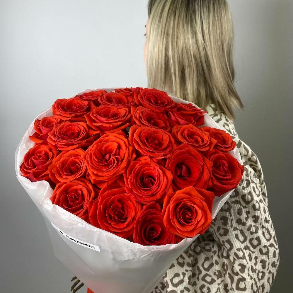 🌹 Букет от Flowersgift из 25 красных роз ▪️ 329