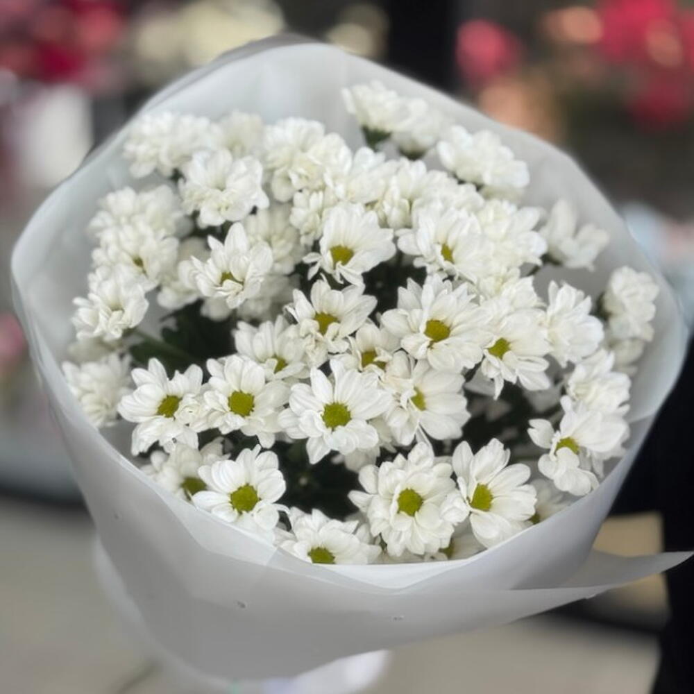 Букет ромашки и стразы