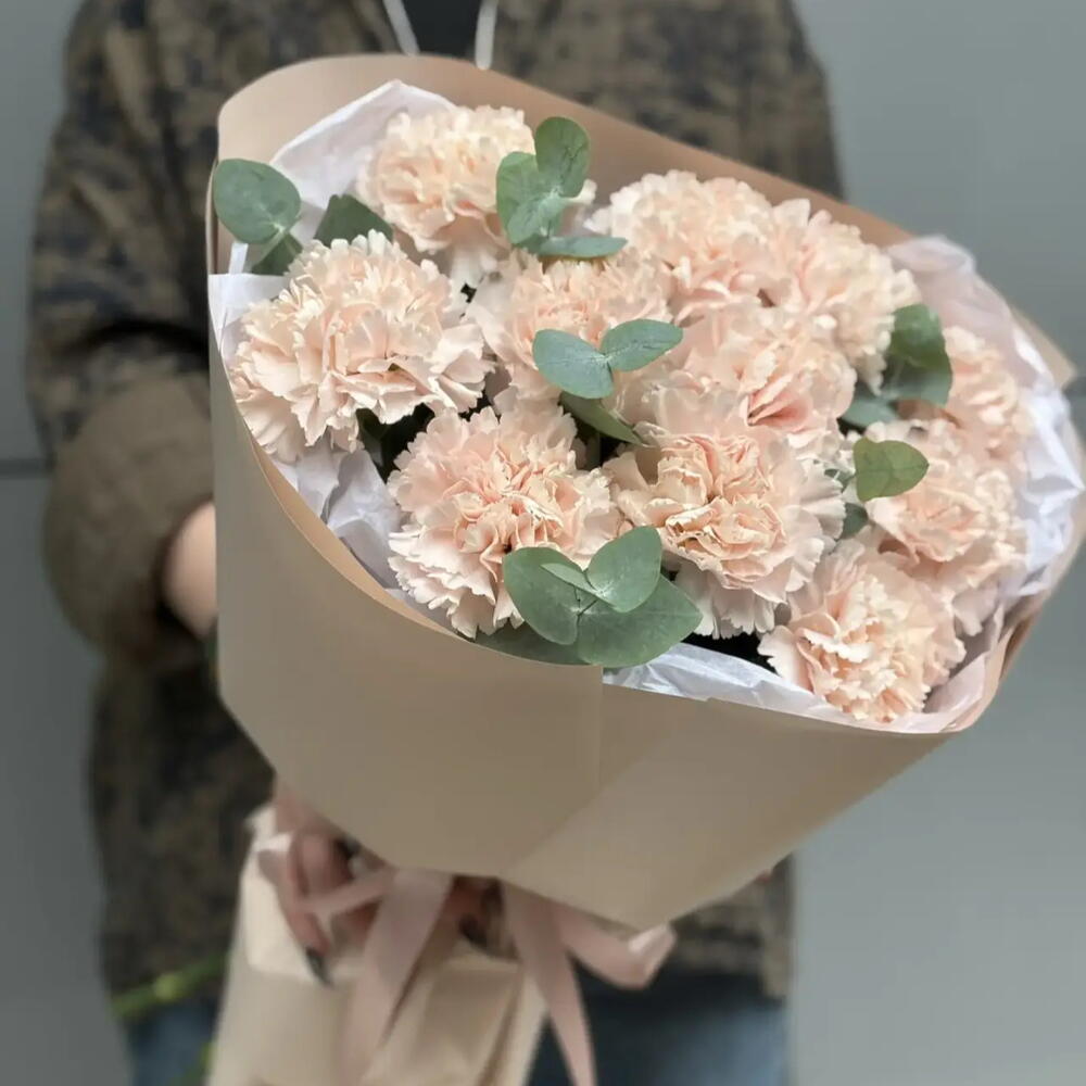 Барби🎀 букет с гвоздикой