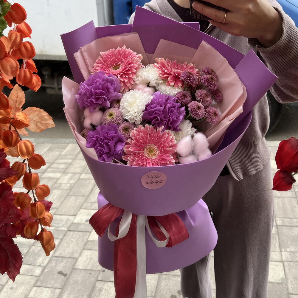 Букет с герберами 🌸