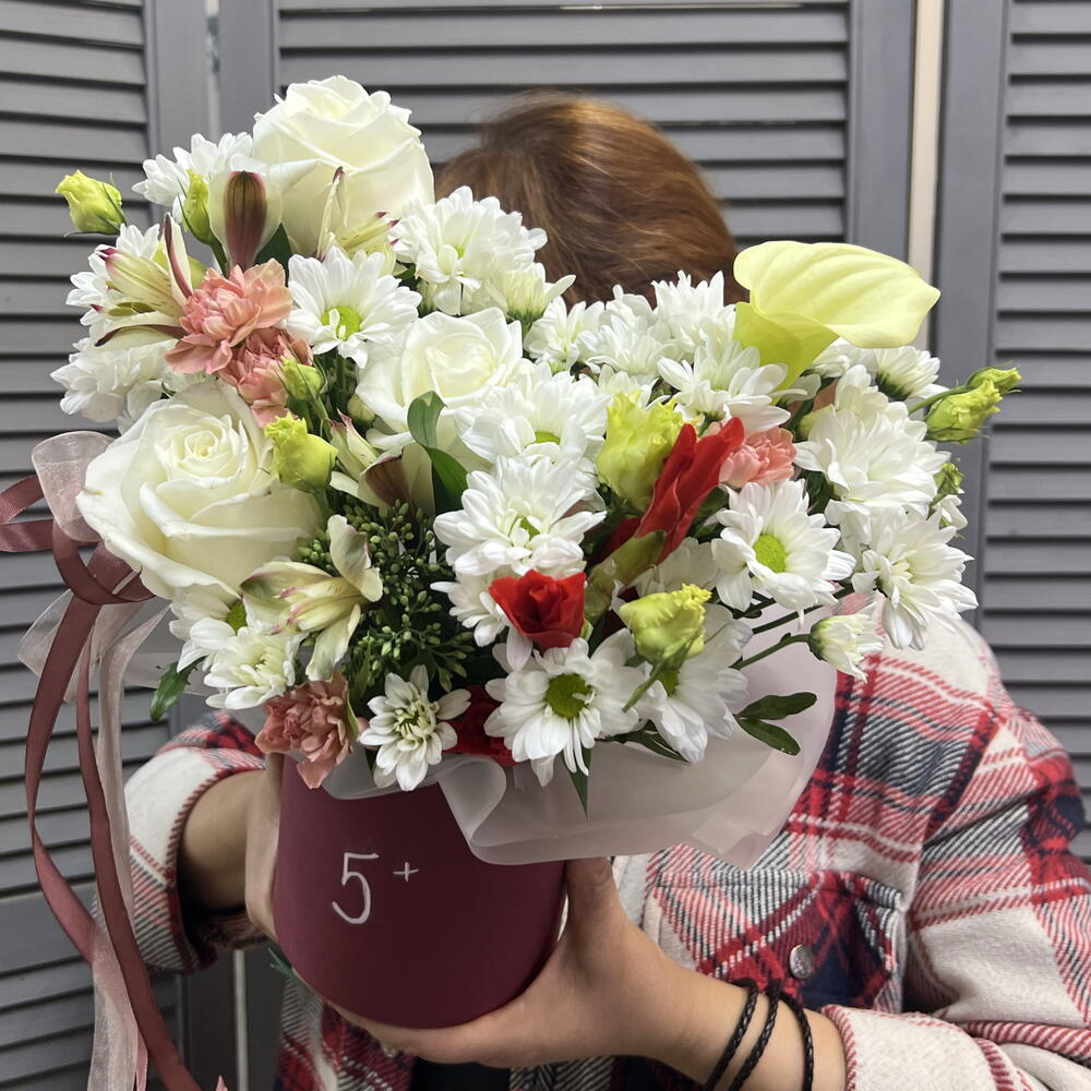Шляпная коробка "На5+" 💐